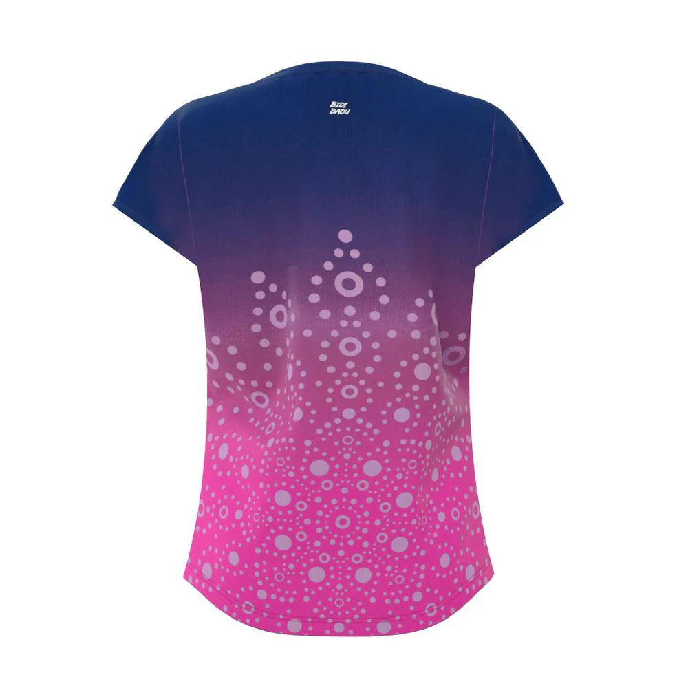 Bidi Badu Colortwist Junior Capsleeve (Girl's) - Pink/Dark Blue - Image 2