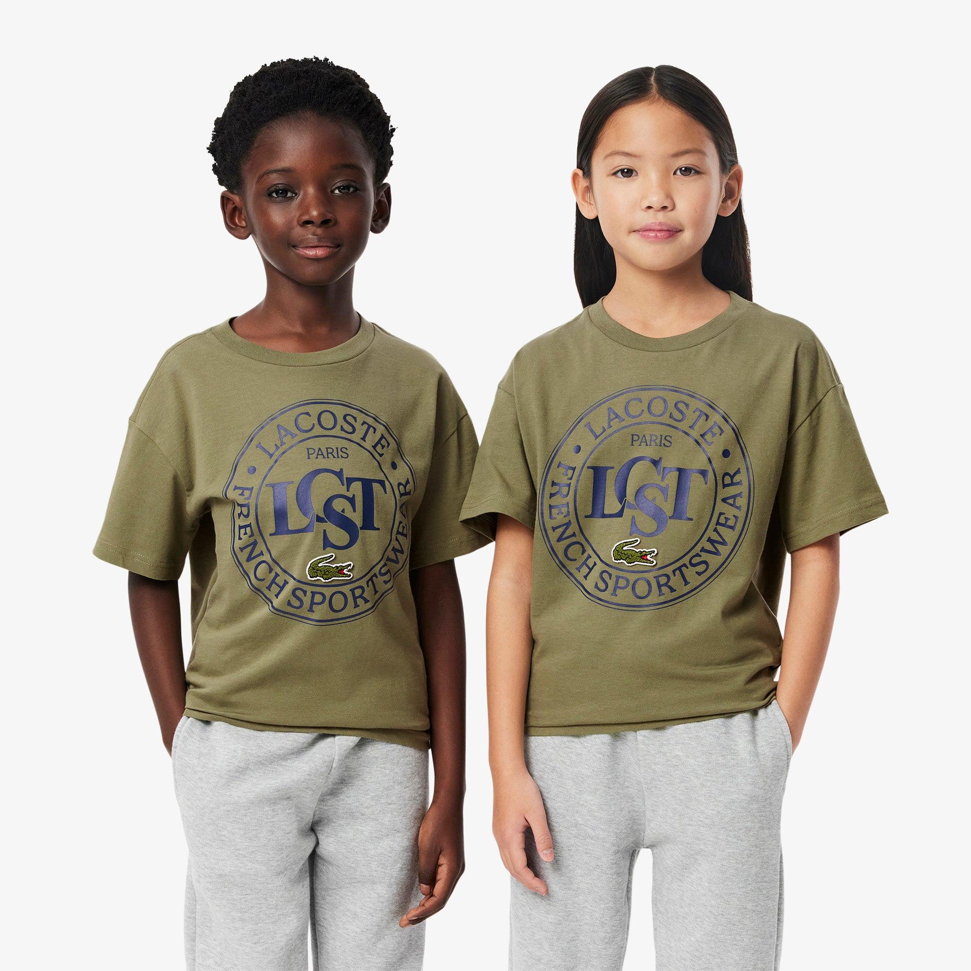 Contrast Badge Cotton T-Shirt - Image 6