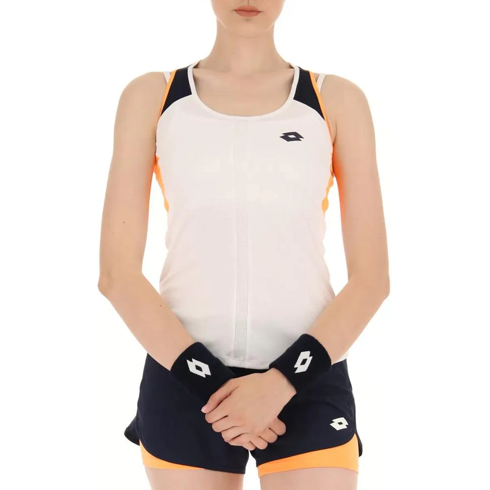 Top IV Tank - Bright White/Orange Beat