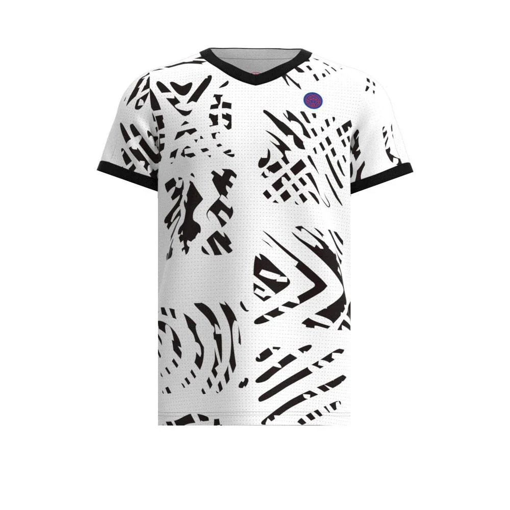 Melbourne V-Neck Junior Tee (Boy's) - White/Black