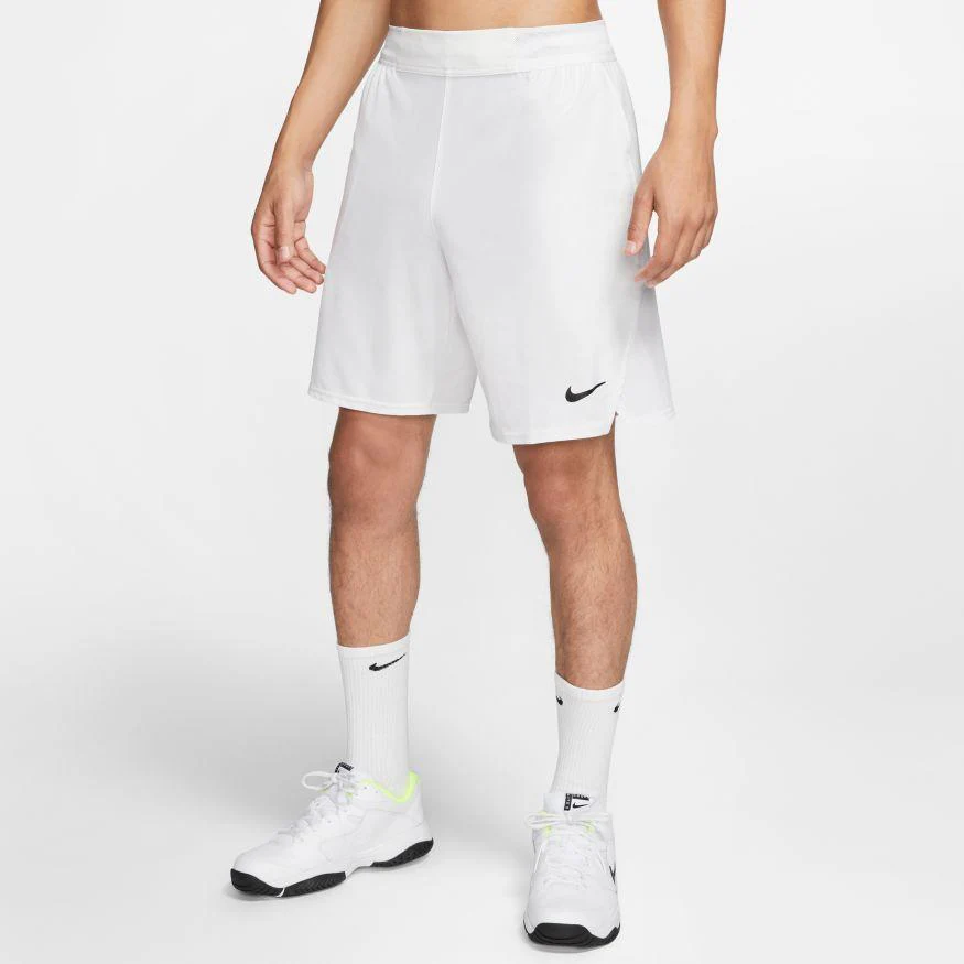 Court Flex Ace Short 9" (Men's) - White - Image 4