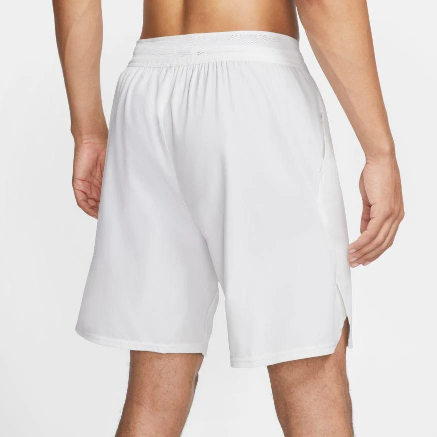 Court Flex Ace Short 9" (Men's) - White - Image 9