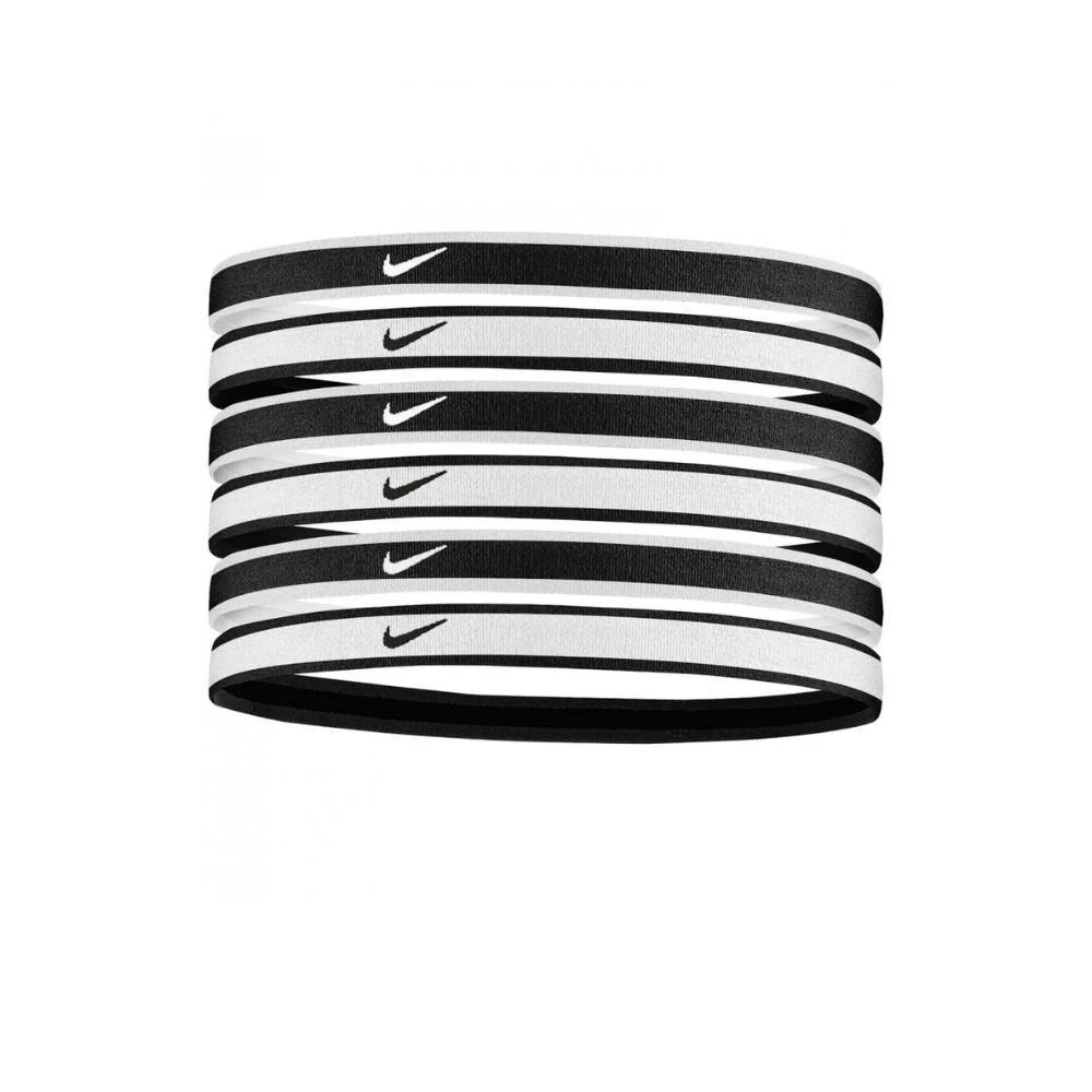 Swoosh Sport Headbands (6 pack) - Black/White