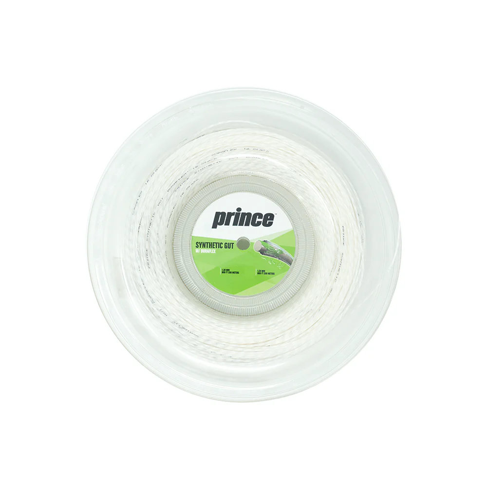 Synthetic Gut W/Duraflex 16 Reel - 200m - White