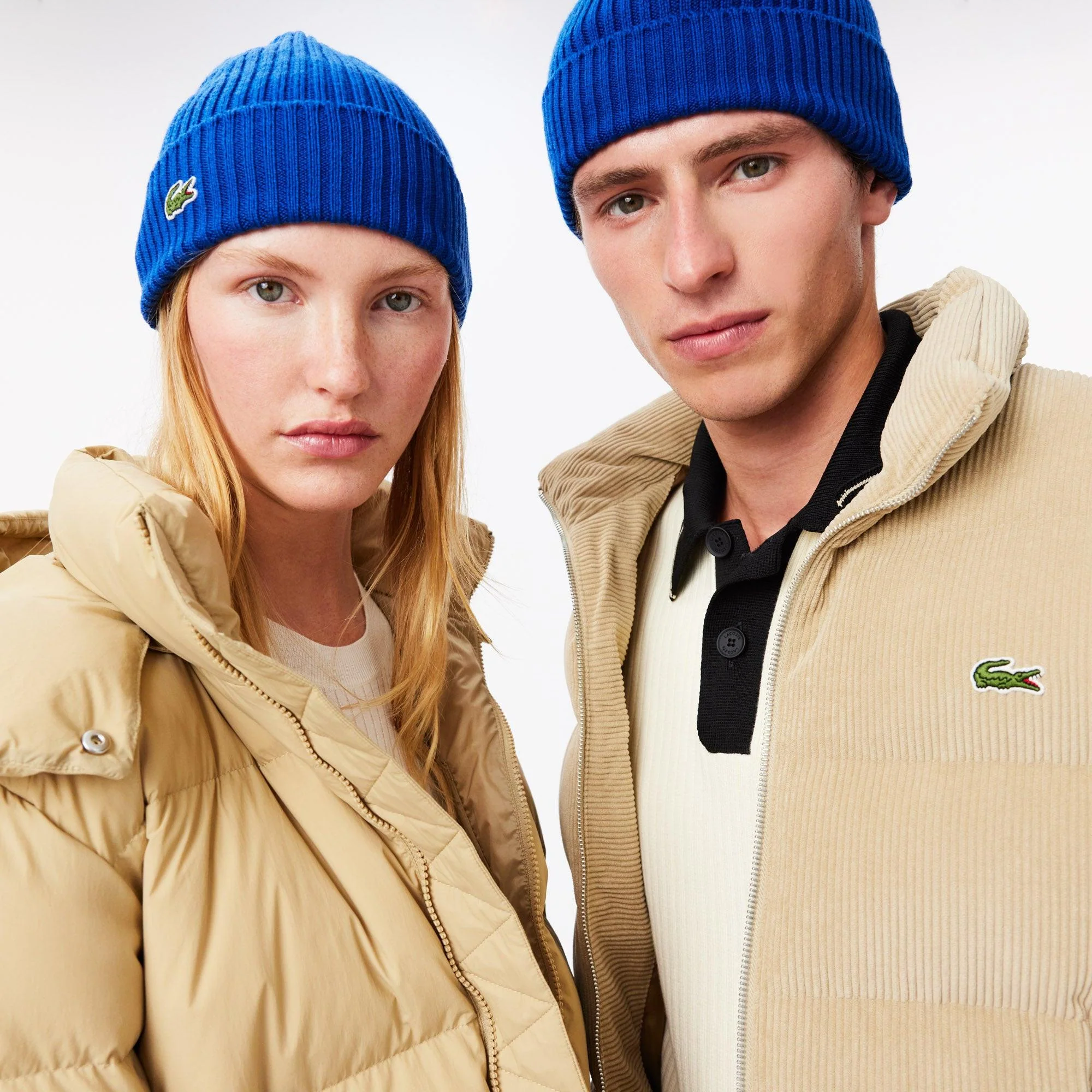 Rib Knit Brushed Wool Beanie - Image 2