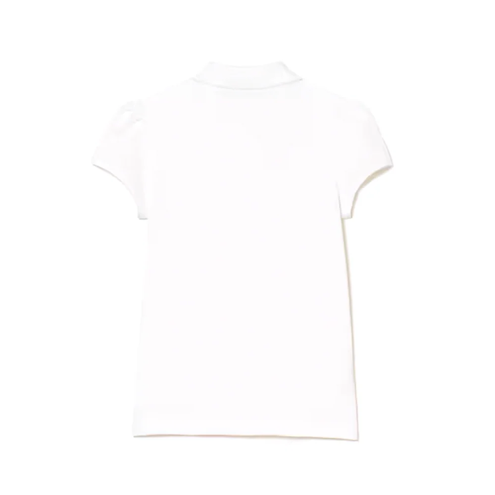 Scalloped Collar Mini Piqué Polo - Image 2