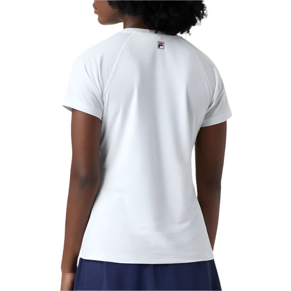 Short Sleeve Mesh Back Top - Image 2