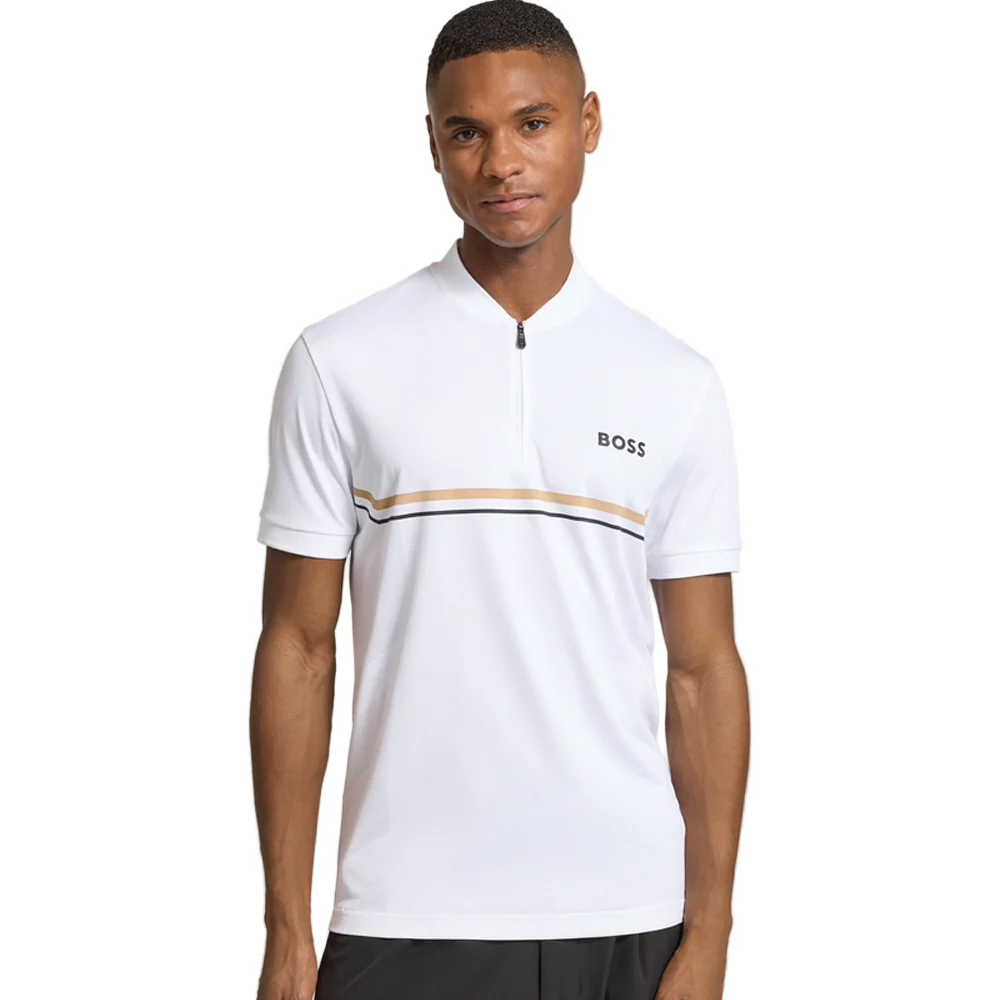 Quarter-Zip Slim Fit Polo Shirt - Image 3