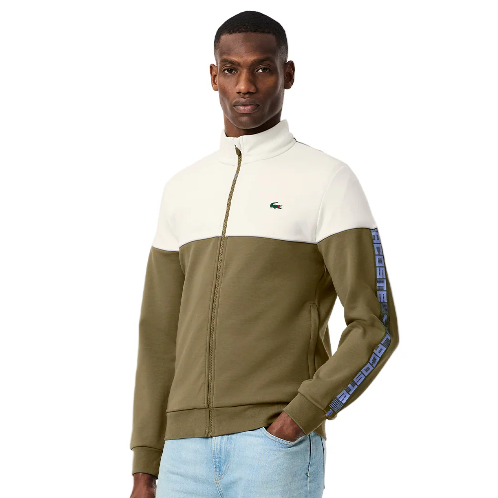 Tennis Zip-Up Colorblock Sweatshirt