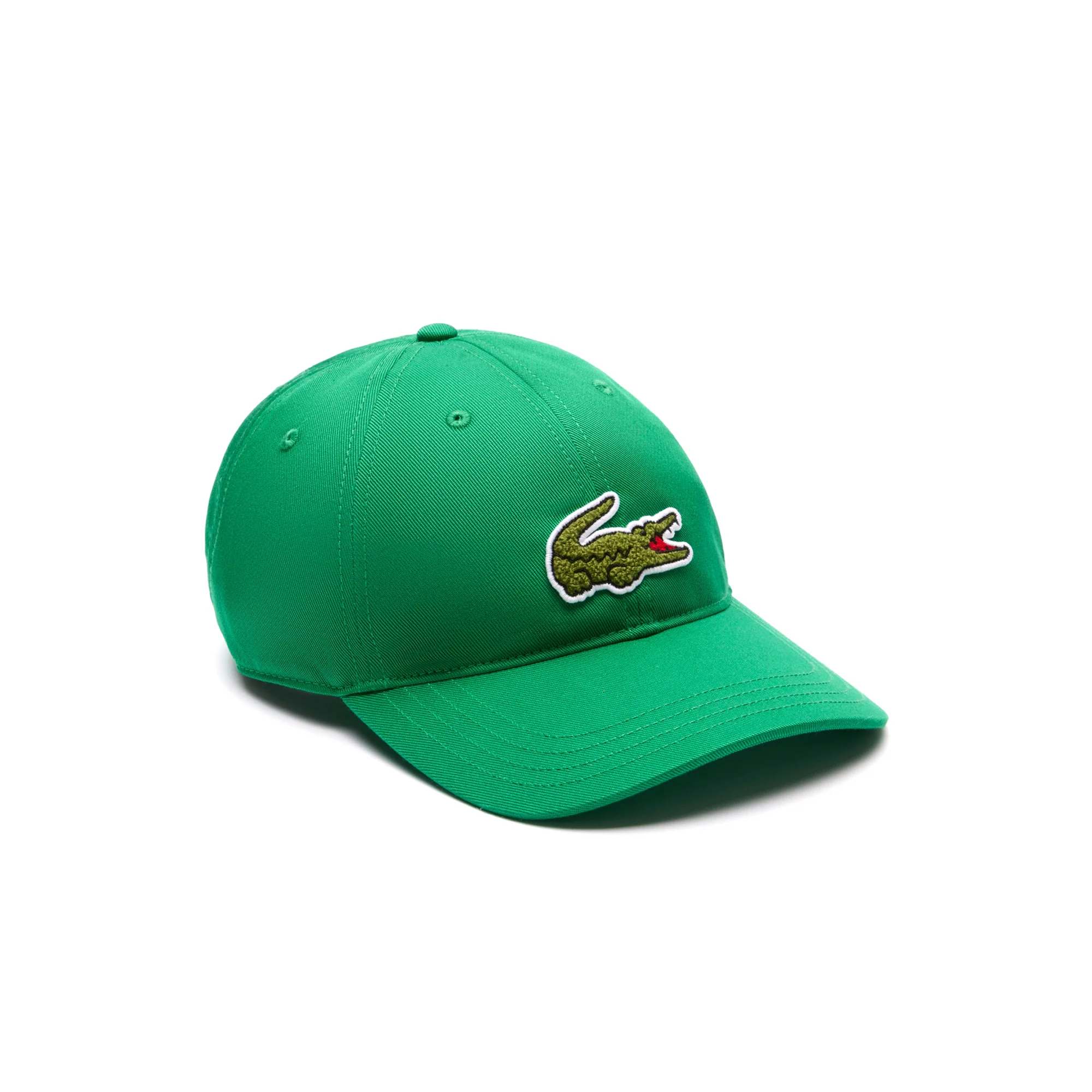 Crocodile Badge Cotton Twill Cap