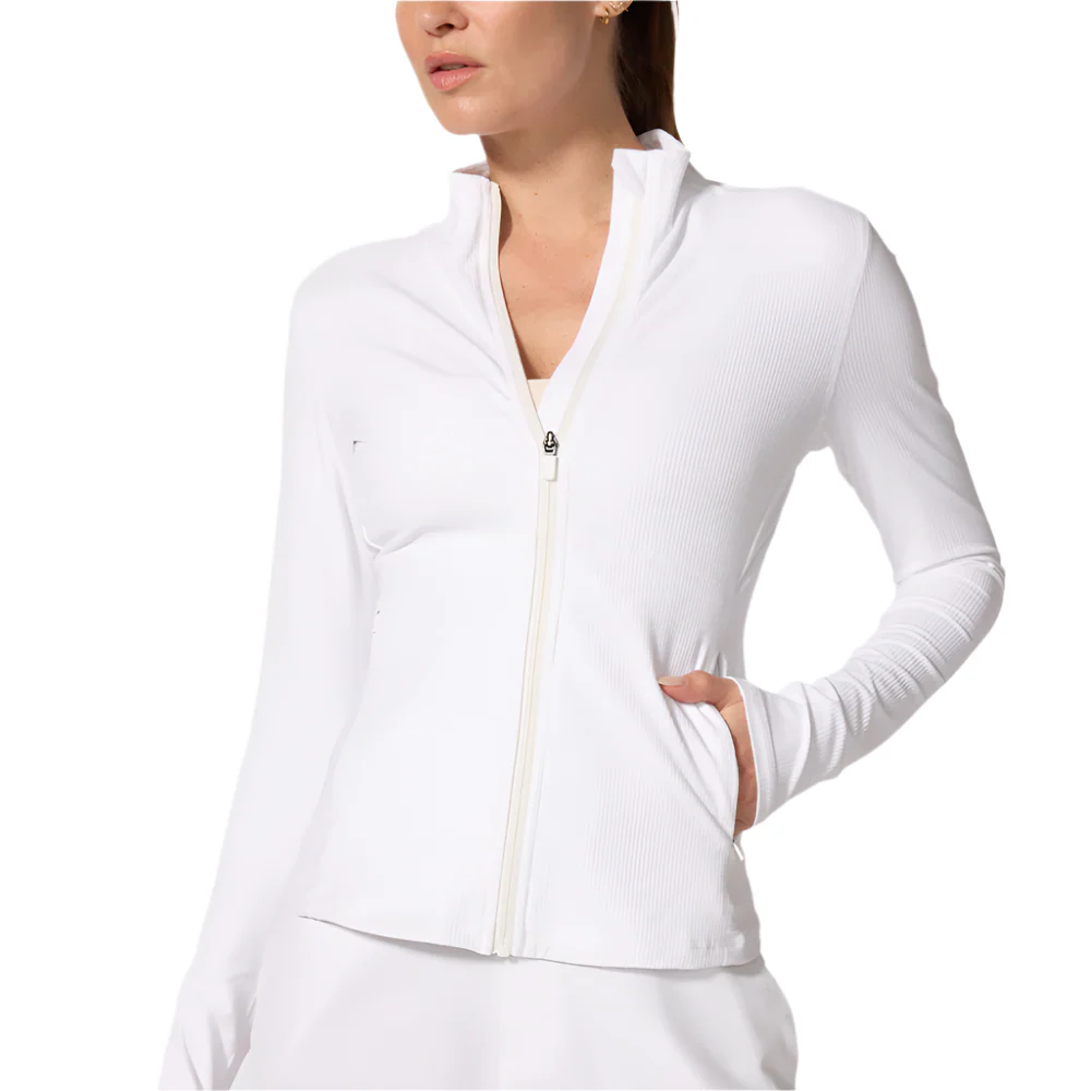 Vital Rib Full Zip Long Sleeve Jacket - Image 3