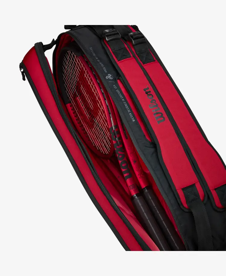 Clash V2 Super Tour 6 Pack Bag - Black/Red - Image 3