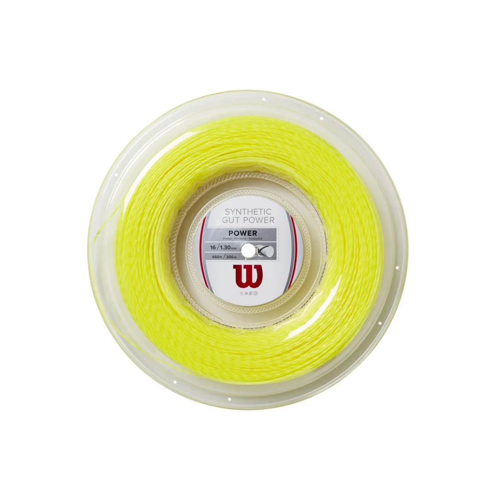 Synthetic Gut Power 16 Reel - 200m - Yellow